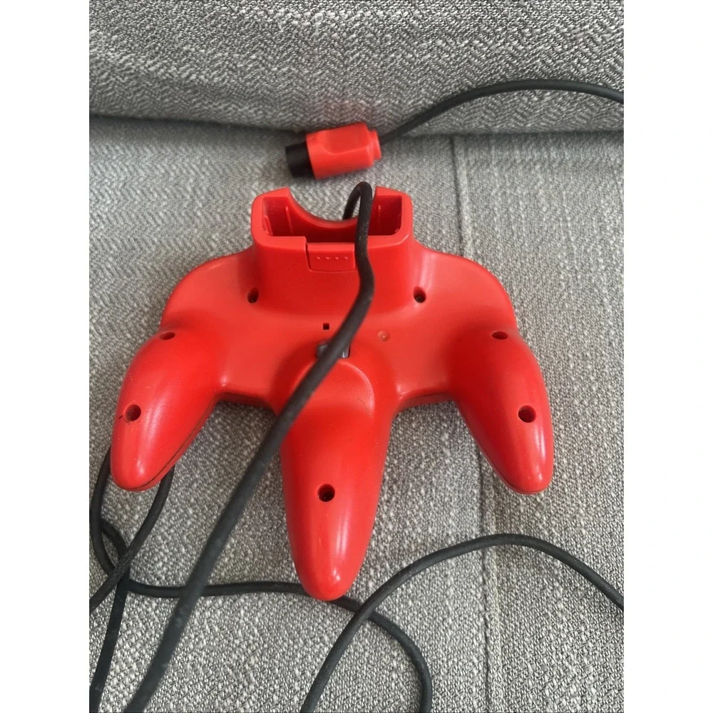 OEM Nintendo 64 N64 Red Wired Controller